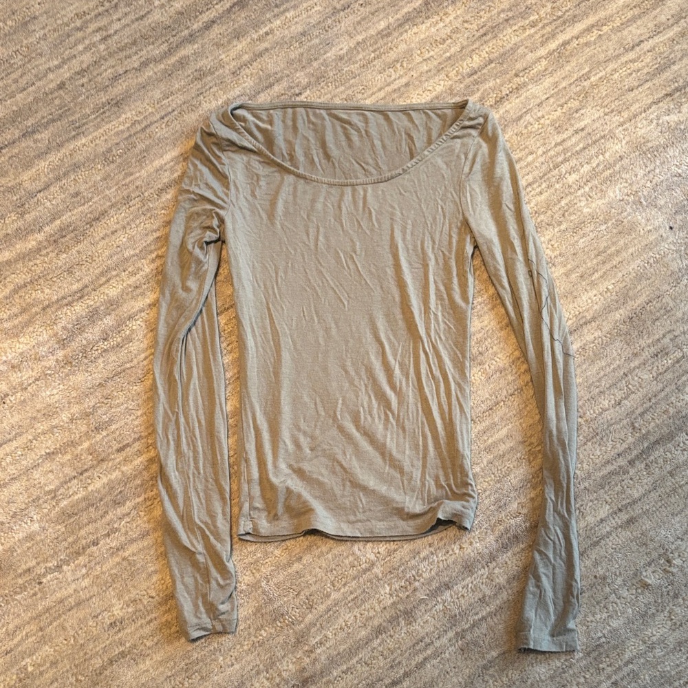 JOAH BROWN LONG SLEEVE TOP